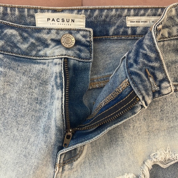 PACSUN Ombré High Rise Shorts - Picture 5 of 8